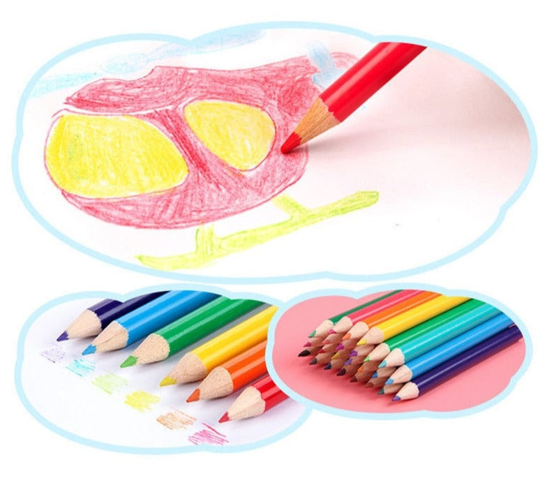 Estojo de Pintura para Desenhos Completo com Lápis de Cor