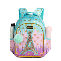 Mochila Infantil com Lancheira e Estojo - Love Paris