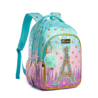 Mochila Infantil com Lancheira e Estojo - Love Paris