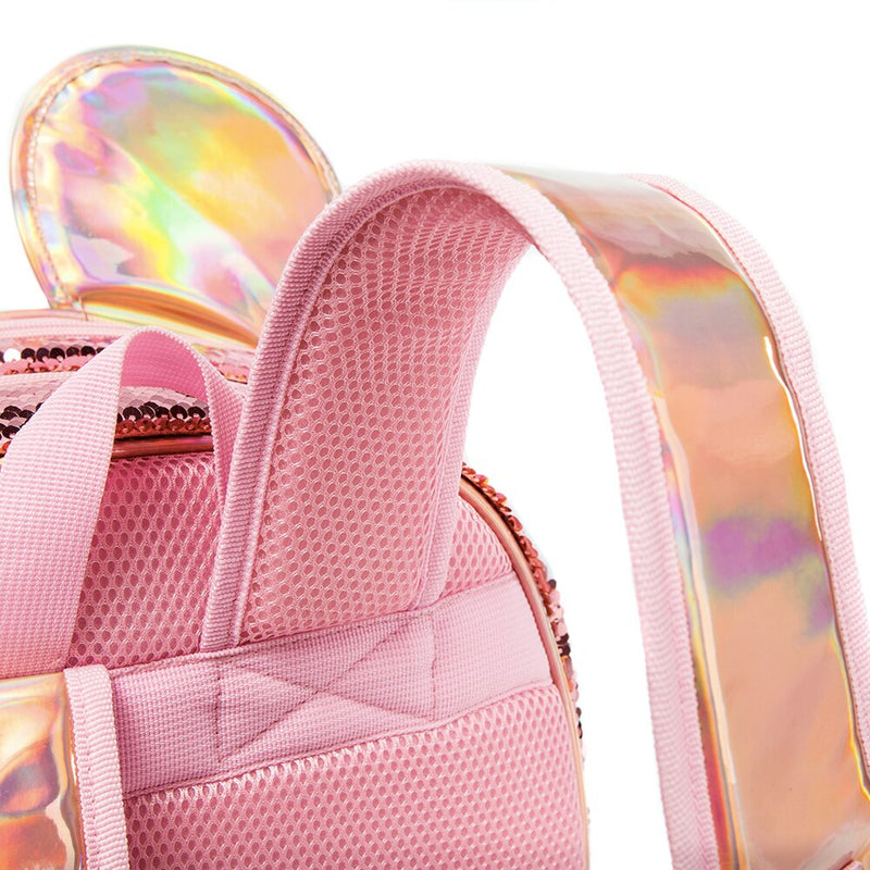 Mochila Infantil com Lancheira e Estojo - Orelhinhas