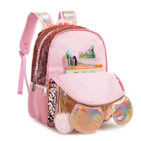 Mochila Infantil com Lancheira e Estojo - Orelhinhas