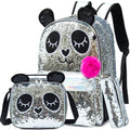 Mochila Infantil com Lancheira e Estojo - Pandinha