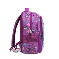 Mochila Infantil com Lancheira e Estojo - Sereia Roxa