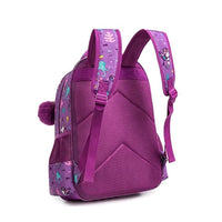 Mochila Infantil com Lancheira e Estojo - Sereia Roxa