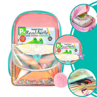 Mochila Infantil com Lancheira e Estojo - Super Star