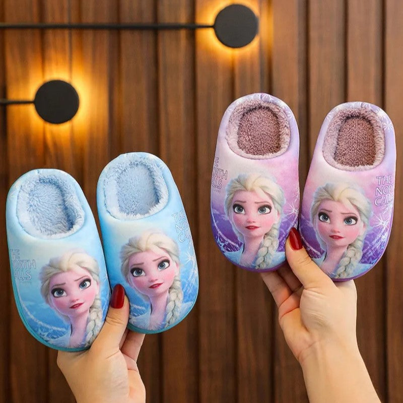 pantufa infantil menina aventura congelante outono inverno pantufa quentinha