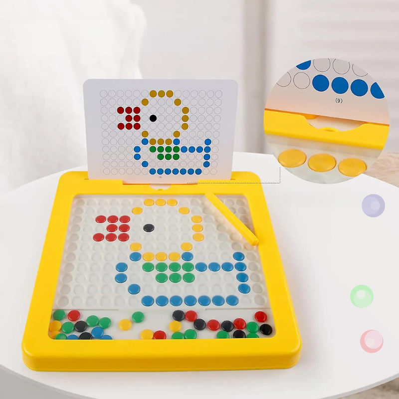 lousa prancheta magnética brinquedo educativo coloripé