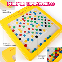 lousa prancheta magnética brinquedo educativo coloripé