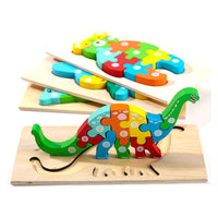 Quebra-cabeça 3D Vamos Montar e Contar