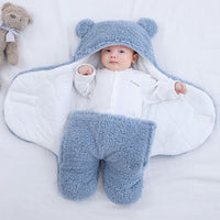 cobertor saco de dormir para bebê recem nascido outono inverno cobertor quentinho para bebê roupa de inverno para bebê