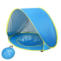 Tenda de Praia com Proteção UV e Mini Piscina para Bebê